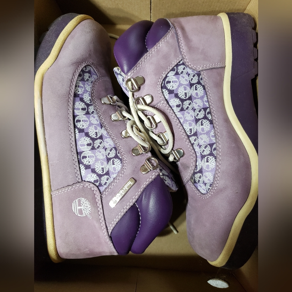 Timberland Junior's Field Boot violet size 6.5